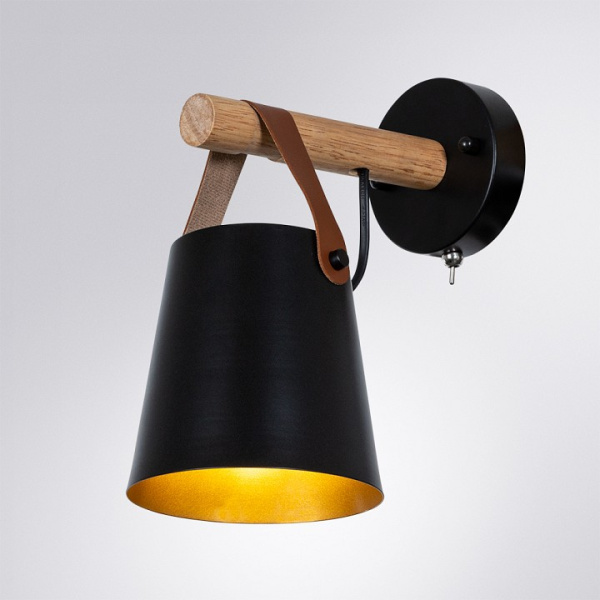 Открыть Бра Arte Lamp Thomas A7032AP-1BK Фото Бра Arte Lamp Thomas A7032AP-1BK
