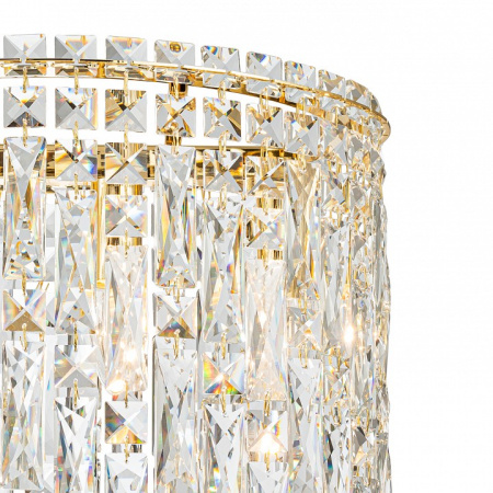Открыть Подвесная люстра Indigo Carletti 12041/10P Gold Фото Подвесная люстра Indigo Carletti 12041/10P Gold