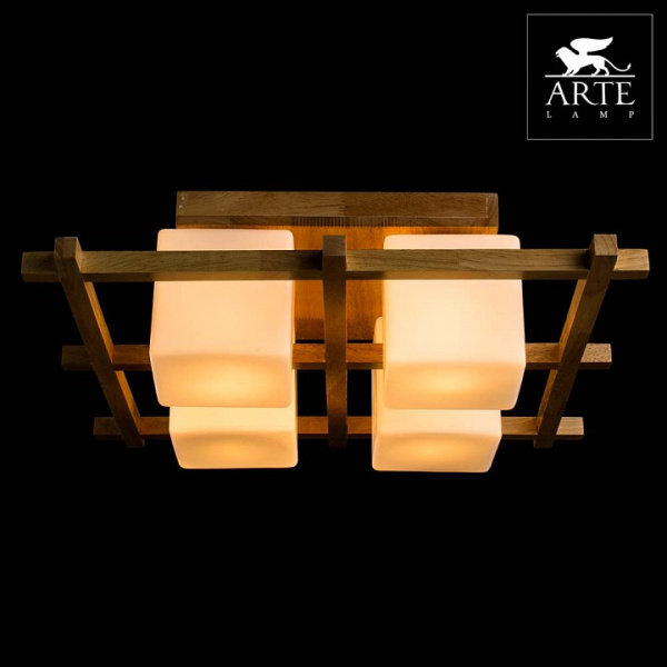 Фото Накладной светильник Arte Lamp Woods A8252PL-4BR