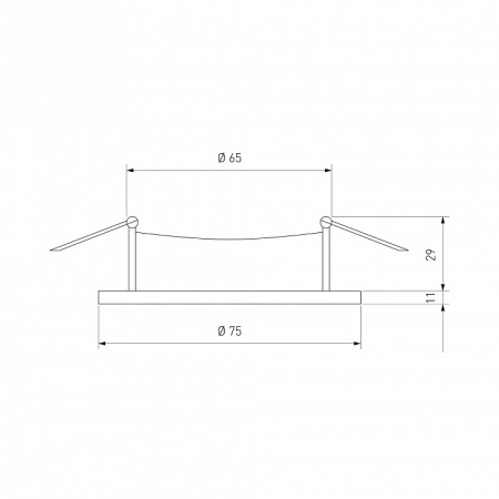 Фото Встраиваемый светильник Elektrostandard Discus a053339