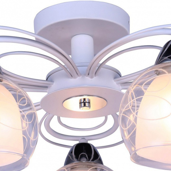 Фото Люстра на штанге Arte Lamp Sansa A7585PL-5WH