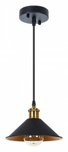 Открыть Подвесной светильник Arte Lamp Cappello A7037SP-1BK Фото Подвесной светильник Arte Lamp Cappello A7037SP-1BK