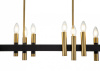 Открыть Люстра на штанге Indigo Cero 13009/16PL Black Фото Люстра на штанге Indigo Cero 13009/16PL Black