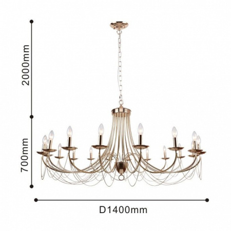 Фото Подвесная люстра Favourite Plini 2591-18P