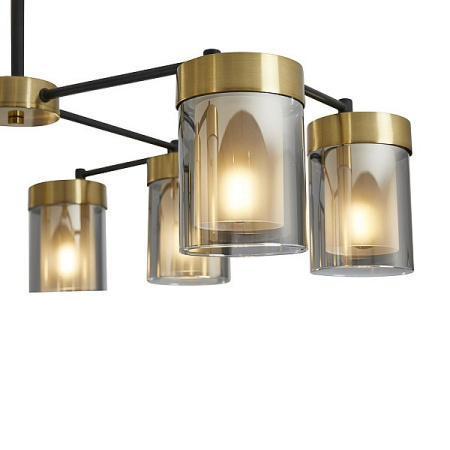 Фото Люстра на штанге Freya Lora FR5432PL-08BBS