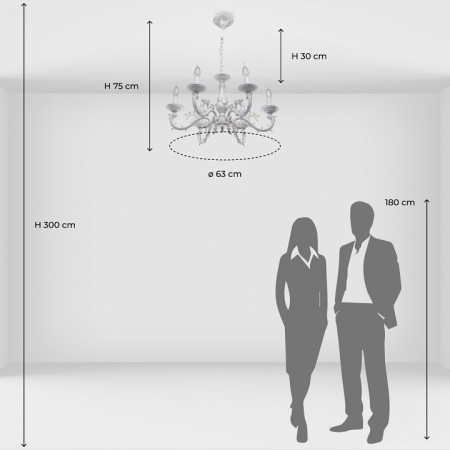 Фото Подвесная люстра MW-Light Аврора 371011206