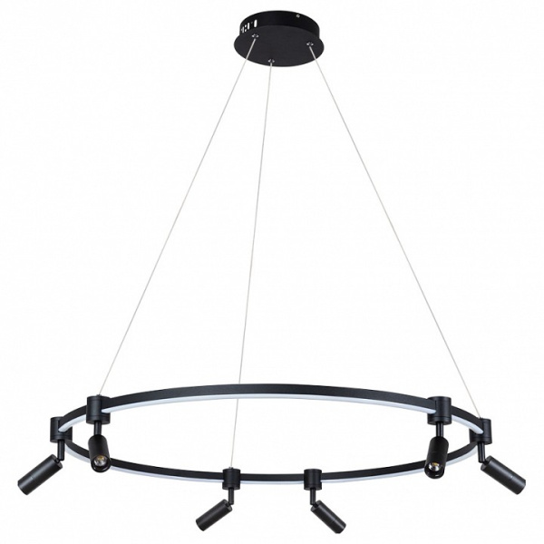 Открыть Подвесной светильник Arte Lamp Ring A2186SP-1BK Фото Подвесной светильник Arte Lamp Ring A2186SP-1BK