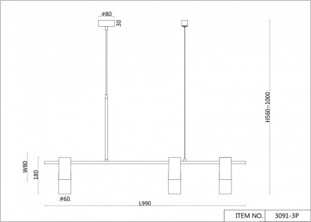 Фото Подвесной светильник F-promo Shanku 3091-3P