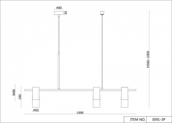 Фото Подвесной светильник F-promo Shanku 3091-3P