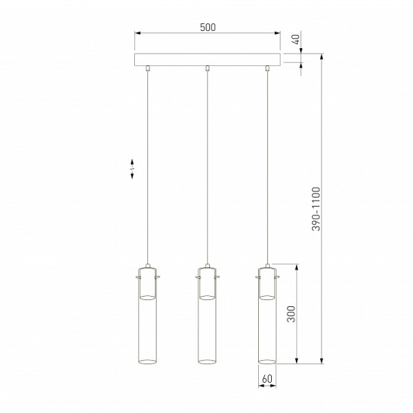 Фото Подвесной светильник TK Lighting Look 855 Look Graphite