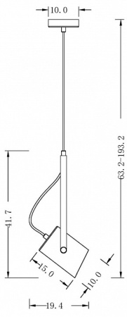 Фото Подвесной светильник Freya Elori FR4004PL-01WB
