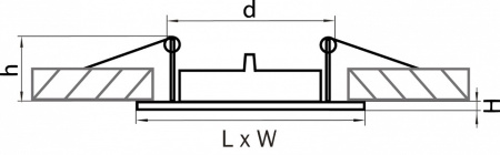 Фото Встраиваемый светильник Lightstar Lega 16 011941