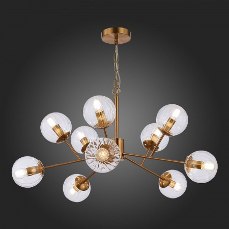 Открыть Подвесная люстра EVOLUCE Andria SLE220803-10 Фото Подвесная люстра EVOLUCE Andria SLE220803-10