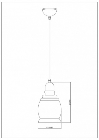 Фото Подвесной светильник Escada Fireside 1101/1