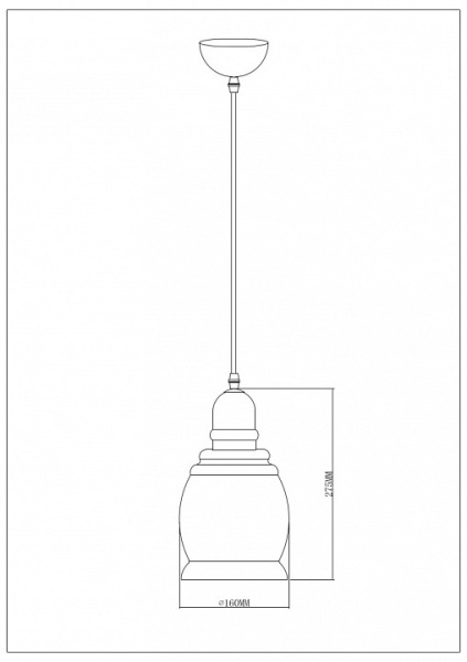 Фото Подвесной светильник Escada Fireside 1101/1