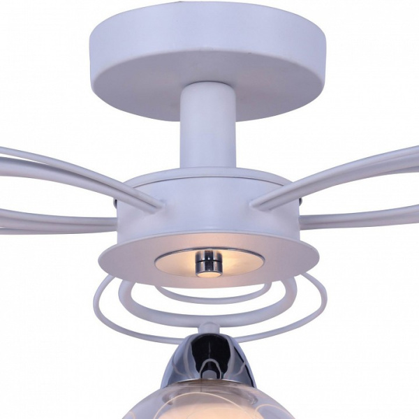 Открыть Люстра на штанге Arte Lamp Sansa A7585PL-3WH Фото Люстра на штанге Arte Lamp Sansa A7585PL-3WH