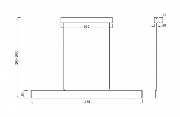 Фото Подвесной светильник Maytoni Step P010PL-L30W4K