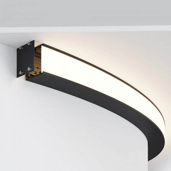 Фото Профиль накладной Maytoni Led strip ALM-3535R-B-EX-90°-1.5M