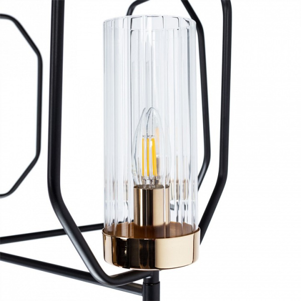Открыть Люстра на штанге Arte Lamp Celaeno A7004PL-5BK Фото Люстра на штанге Arte Lamp Celaeno A7004PL-5BK
