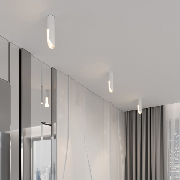 Фото Накладной светильник Elektrostandard Apex 25113/LED 7W 3000K белый