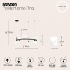Фото Подвесная люстра Maytoni Ring MOD013PL-06B