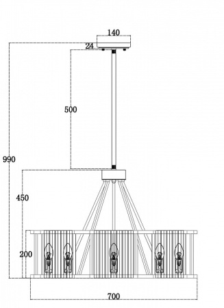 Фото Светильник на штанге Maytoni Solar MOD087PL-08G