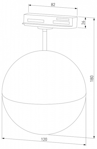 Фото Светильник на штанге Elektrostandard Glob a053137