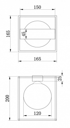 Фото Накладной светильник Freya Trinity FR5113CL-01G