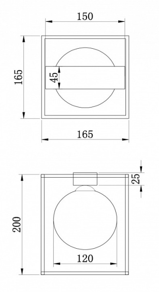Фото Накладной светильник Freya Trinity FR5113CL-01G