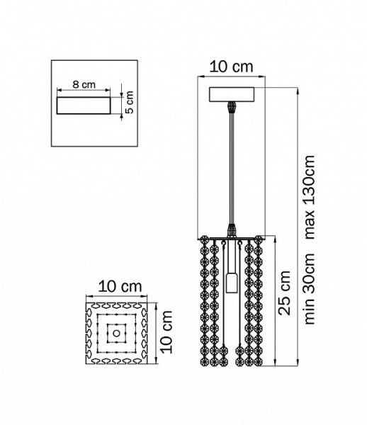 Фото Подвесной светильник Lightstar Cristallo 795424