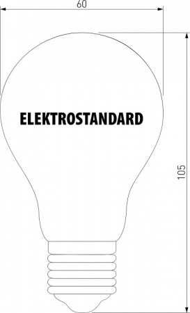 Фото Лампа светодиодная Elektrostandard Classic F E27 8Вт 3300K a048278