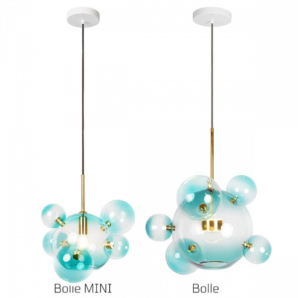 Открыть Подвесной светильник Loft it Bolle 2027-P6 Blue mini Фото Подвесной светильник Loft it Bolle 2027-P6 Blue mini