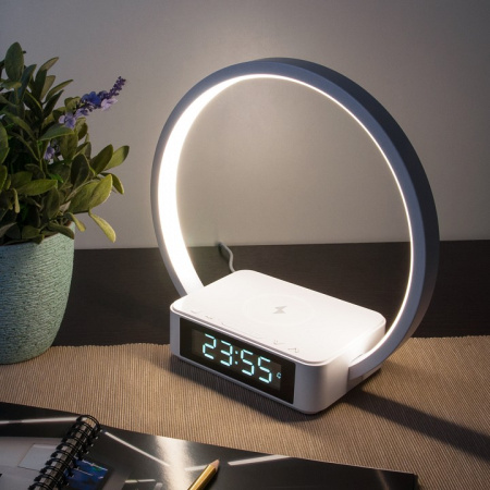 Фото Настольная лампа офисная Eurosvet Timelight 80505/1 белый