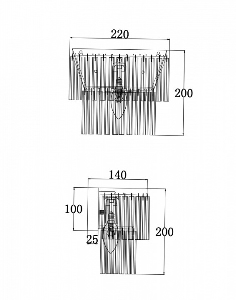 Фото Накладной светильник Maytoni Colonne MOD093WL-01BS