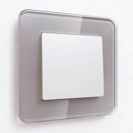 Фото Выключатель проходной одноклавишный Werkel белый матовый W1112061