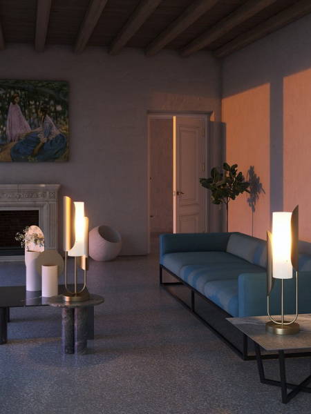 Фото Настольная лампа декоративная Maytoni Сipresso Z014TL-01G