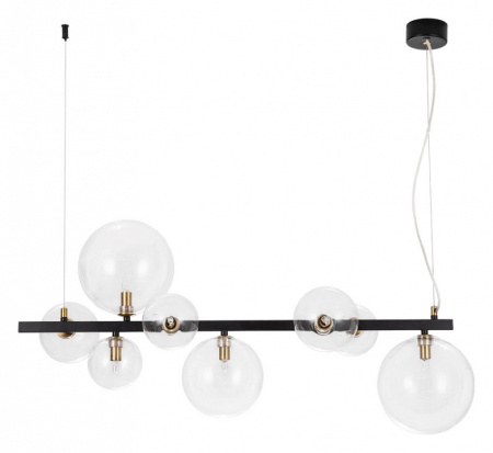 Открыть Подвесная люстра Arte Lamp Vincent A7790SP-8BK Фото Подвесная люстра Arte Lamp Vincent A7790SP-8BK
