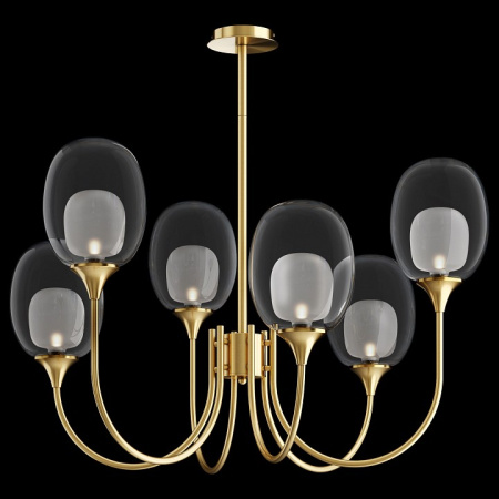 Фото Люстра на штанге Maytoni Aura MOD016PL-06BS