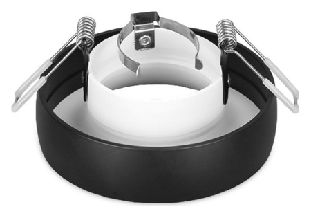 Открыть Встраиваемый светильник Ambrella Light A A890 BK/WH Фото Встраиваемый светильник Ambrella Light A A890 BK/WH