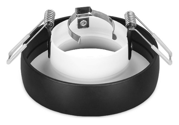 Открыть Встраиваемый светильник Ambrella Light A A890 BK/WH Фото Встраиваемый светильник Ambrella Light A A890 BK/WH