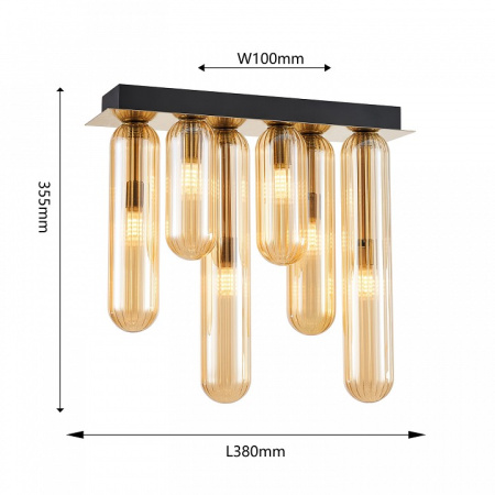 Фото Потолочная люстра Favourite Stalactit 4455-6P