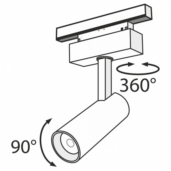 Фото Светильник на штанге Maytoni Focus LED TR019-2-10W3K-B
