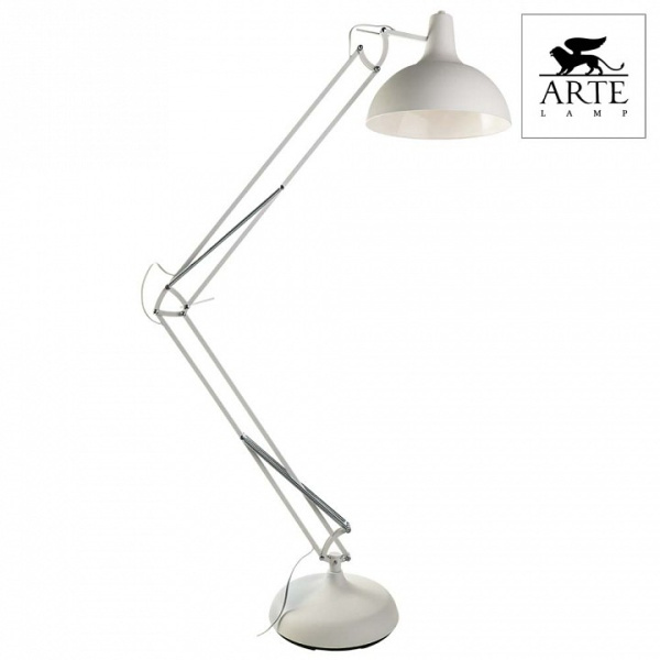 Открыть Торшер Arte Lamp Goliath A2487PN-1WH Фото Торшер Arte Lamp Goliath A2487PN-1WH