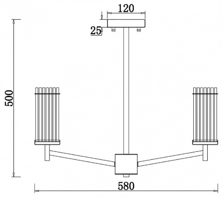 Открыть Люстра на штанге Freya Manisa FR5036PL-05N Фото Люстра на штанге Freya Manisa FR5036PL-05N