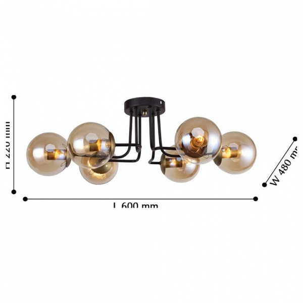 Фото Потолочная люстра F-promo Modestus 2344-6U