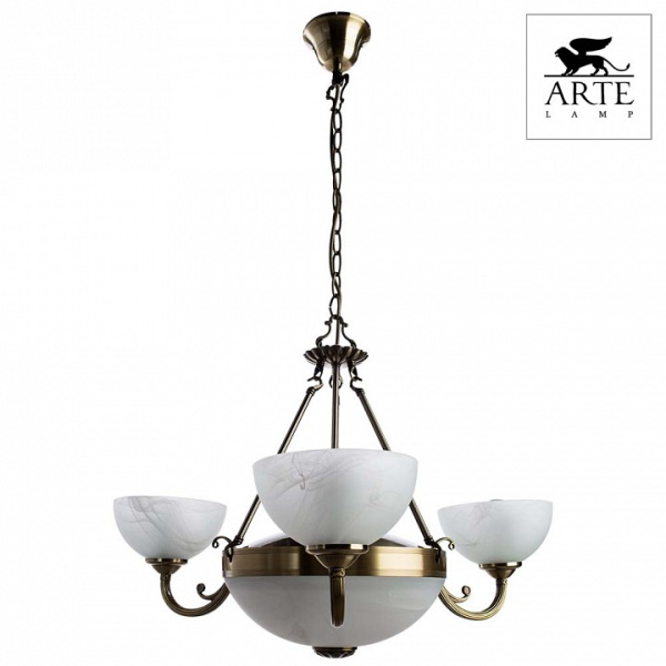 Фото Подвесная люстра Arte Lamp Windsor A3777LM-3-2AB