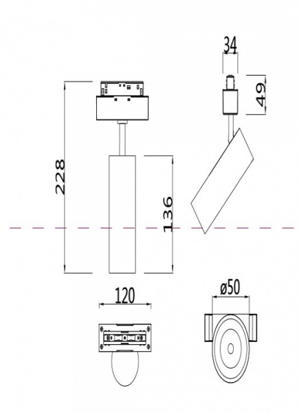 Фото Светильник на штанге Maytoni Focus LED TR019-2-10W3K-MG