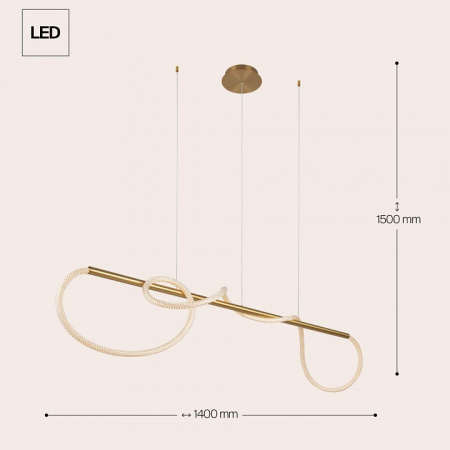 Фото Подвесной светильник Maytoni Tau MOD166PL-L30G3K