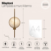 Открыть Бра Maytoni Marmo MOD099WL-01G Фото Бра Maytoni Marmo MOD099WL-01G