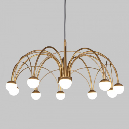 Фото Люстра на штанге Eurosvet Ragno 90030/10 LED золото